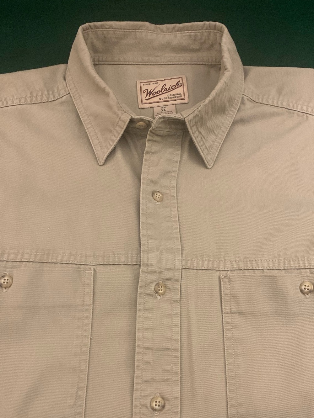 WOOLRICH SS Dual Pocketed All Cotton Shirt